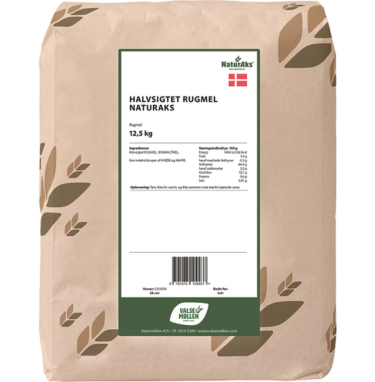 Halvsigtet Rugmel Dansk NaturAks