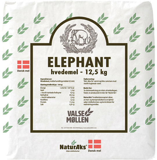 Dansk Elephant Hvedemel NaturAks