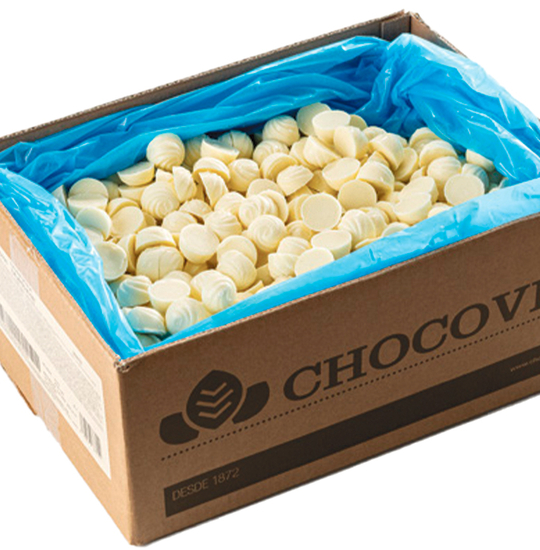 Non temper overtræk hvid Callebaut